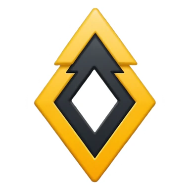 iOS emoji, minimal dark spark, small zigzag, flat sticker