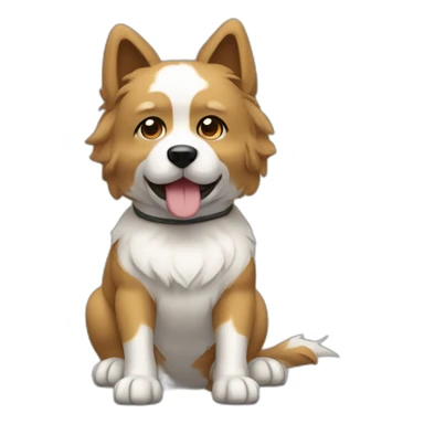 Chien qui fait du karaté sticker