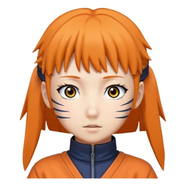 Hinata from anruto anime sticker