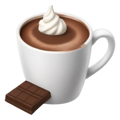 Hot chocolate sticker