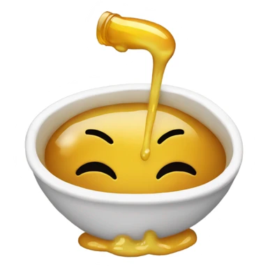 Emoji vomiting honey  sticker