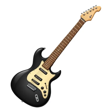 electric guitar sticker
