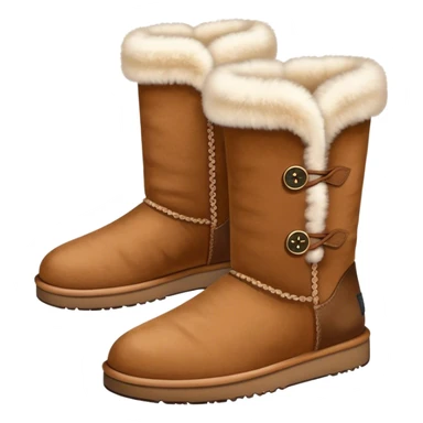 ultra realistic pair of uggs sticker