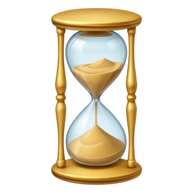 hourglass sticker