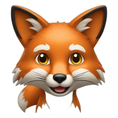 fox-programming-on-a-macbook sticker