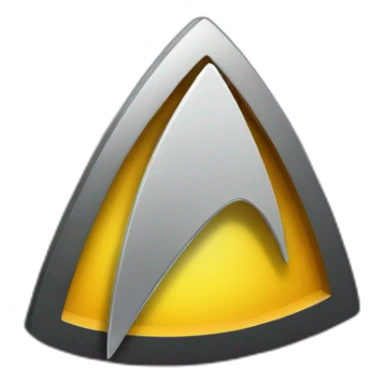TNG Star trek badge sticker