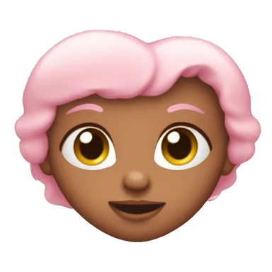 Baby pink heart sticker