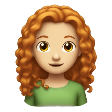 Ginger haired gir sticker