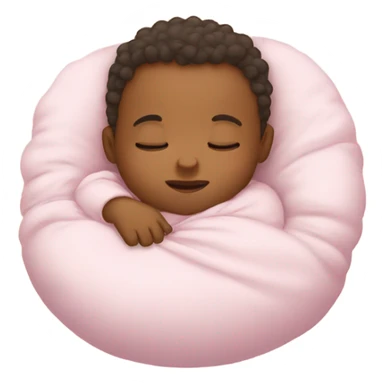 Big baby sleeping sticker