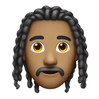 nonchalant dreadhead sticker