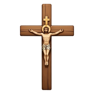 Can you create a Catholic cross emoji sticker