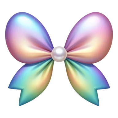 Pearl coquette bow sticker