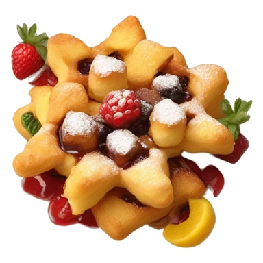  Kaiserschmarn on a plate sticker