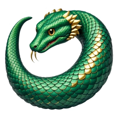 Ouroboros (snake eating its tail) sticker
