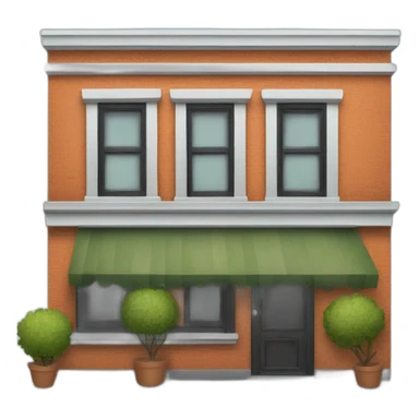 restaurant façade sticker