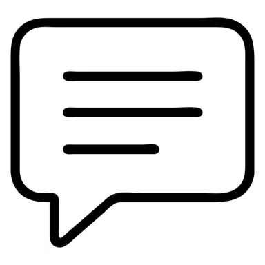 comment chat bubble icon sticker