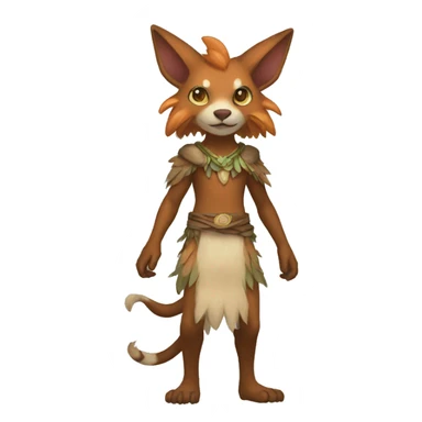 Anthro Bagbean-Fakémon Full Body sticker