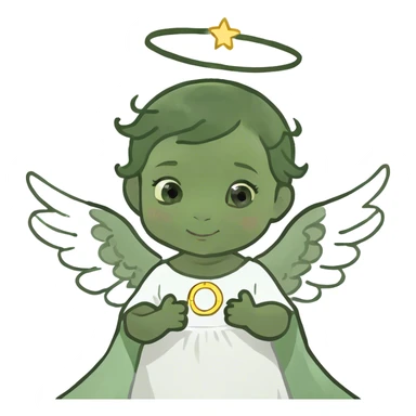 Angel baby  sticker