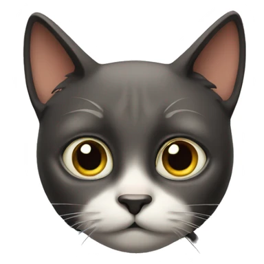 Suspicious cat sticker