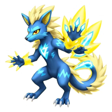 Luxio-Luxray-Zeraora-Manectric-fusion (full body) sticker