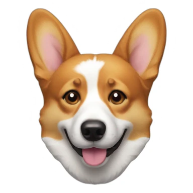 corgi-head sticker