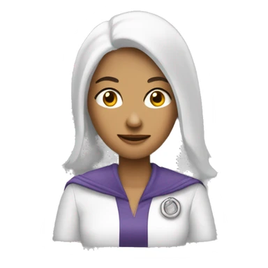 Девушка с темными волосами обнимает французского бульдога sticker