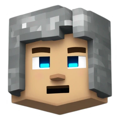 Steve Minecraft in space sticker
