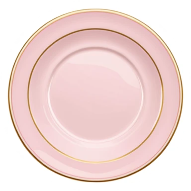Make a plates, light pink tones, but you can use other colors sticker