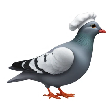 pigeon's chef kiss sticker