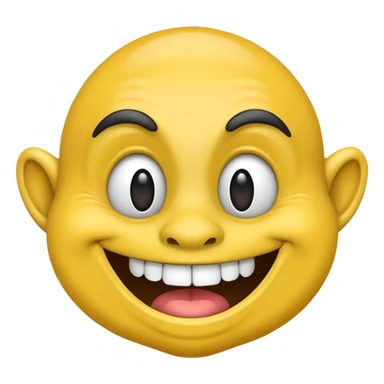 Troll face emoji sticker