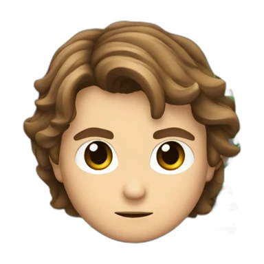 Anakin Skywalker with lightsaber sticker