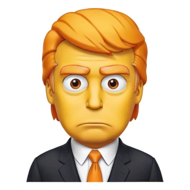 simpsons trump sticker