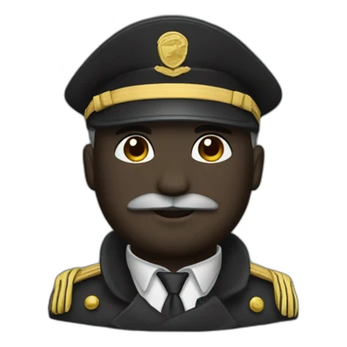 black seal captain sticker