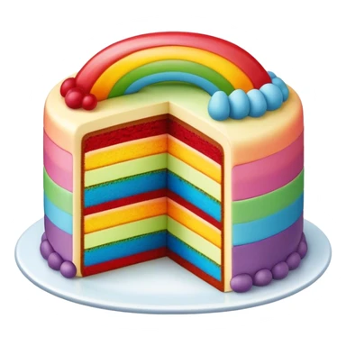 italian rainbow sticker