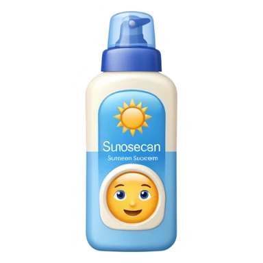 sunscreen sticker