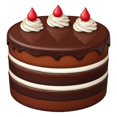  3 pieces of cake sticker