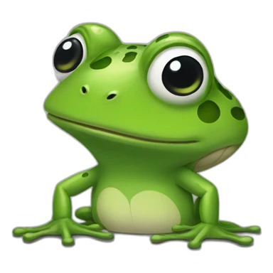 Peppe the frog sticker