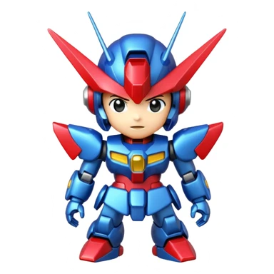 Gundam chibi sticker