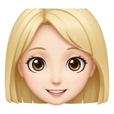 Emoji by emojis.comAnime girl face  sticker