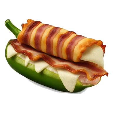 bacon wrapped jalapeno popper sticker