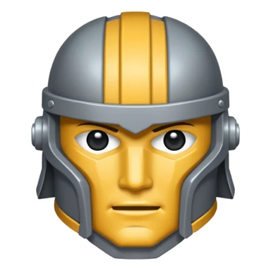 head armor Emoji fantasy pixel art style sticker
