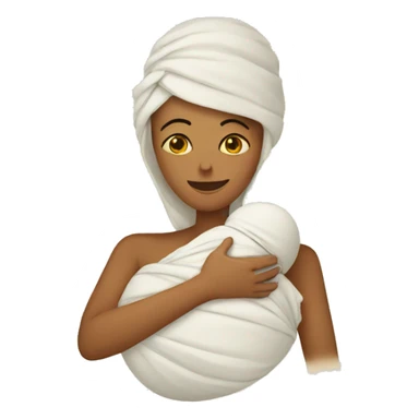 mummy with baby sticker