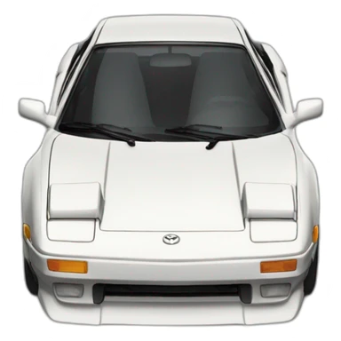 Toyota mr2 sw20 color negro sticker