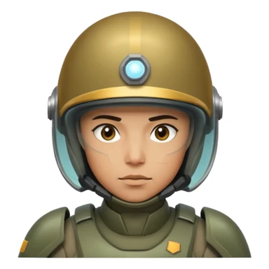 space fighter soldier sticker