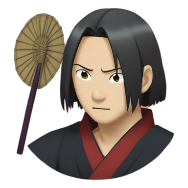 Itachi uchiwa sticker