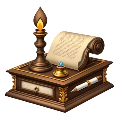 Academia Quill + inkwell  sticker