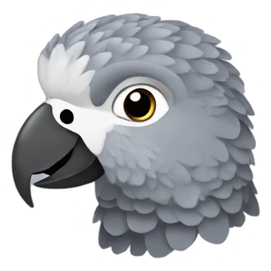 African Grey Parrot sticker