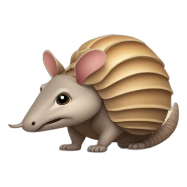 cute armadillo sticker