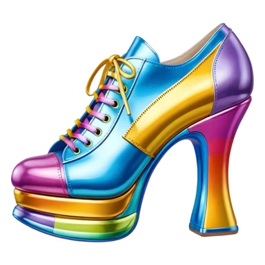 Jeff Koons spam can designer shoe sculpture  sticker