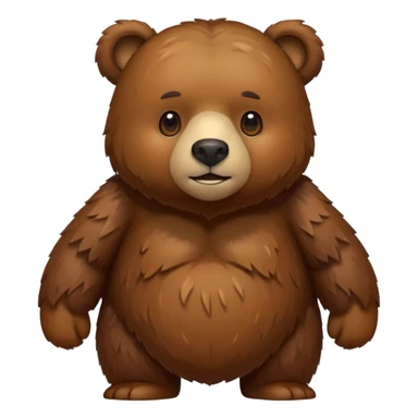 realistic bear sticker